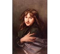 SERENDIPITP Dipinto su Tela Immagine Pittura Quadri Stampe la mascotte di Jules Adolphe Goupil per Decorazioni per la Casa 60x90cm