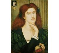 SERENDIPITP Dipinto su Tela Immagine Pittura Quadri Stampe la signora prega il desiderio di Marie Spartali Stillman per Decorazioni per la Casa 60x90cm