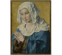 SERENDIPITP Dipinto su Tela Immagine Pittura Quadri Stampe Mater Dolorosa di Joos Van Cleve per Decorazioni per la Casa 60x90cm