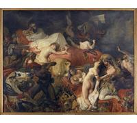 SERENDIPITP Dipinto su Tela Immagine Pittura Quadri Stampe Morte di Sardanapale Sardanapale assedio del re assiro di Ferdinandeugene Delacroix per Decorazioni per la Casa 60x90cm
