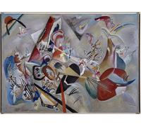 SERENDIPITP Dipinto su Tela Immagine Pittura Quadri Stampe nel Grigio. Dipinto di Vasilij Kandinskij per Decorazioni per la Casa 60x90cm