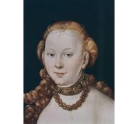 SERENDIPITP Dipinto su Tela Immagine Pittura Quadri Stampe Particolare di Venere da Venere e Cupido di Lucas il Vecchio Cranach per Decorazioni per la Casa 60x90cm