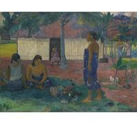 SERENDIPITP Dipinto su Tela Immagine Pittura Quadri Stampe Perché sei arrabbiato di Paul Gauguin per Decorazioni per la Casa 60x90cm