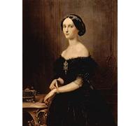 SERENDIPITP Dipinto su Tela Immagine Pittura Quadri Stampe Portrait of a Venetian Woman by Francesco Hayez per Decorazioni per la Casa 60x90cm