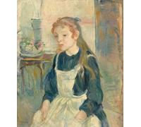SERENDIPITP Dipinto su Tela Immagine Pittura Quadri Stampe Ragazza con grembiule di Berthe Morisot per Decorazioni per la Casa 60x90cm