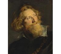 SERENDIPITP Dipinto su Tela Immagine Pittura Quadri Stampe Ritratto barocco di un uomo barbuto di Peter Paul Rubens per Decorazioni per la Casa 60x90cm