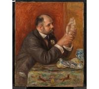 SERENDIPITP Dipinto su Tela Immagine Pittura Quadri Stampe Ritratto di Ambroise Vollard di Pierre Auguste Renoir per Decorazioni per la Casa 60x90cm