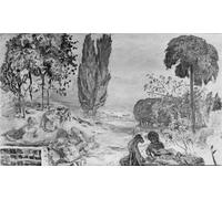 SERENDIPITP Dipinto su Tela Immagine Pittura Quadri Stampe Serata d'estate di Pierre Bonnard per Decorazioni per la Casa 60x90cm