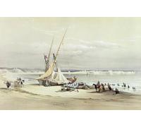 SERENDIPITP Dipinto su Tela Immagine Pittura Quadri Stampe Tsur antico pneumatico di David Roberts per Decorazioni per la Casa 60x90cm