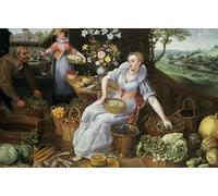 SERENDIPITP Dipinto su Tela Immagine Pittura Quadri Stampe un'allegoria estate di Lucas Van Valckenborch per Decorazioni per la Casa 60x90cm