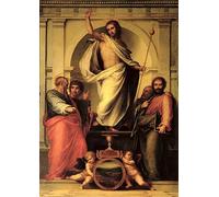 SERENDIPITP poster su tela arte murale senza cornice immagini 50x70cm la Resurrezione di Cristo di Fra Bartolommeo