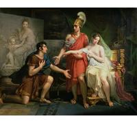 SERENDIPITP Quadri da Parete Quadri Stampe Dipinto su Tela Classico Alessandro Magno consegna Campaspe ad Apelle di Charles Meynier per la Decorazione Della Parete 60x90cm