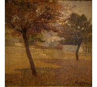 SERENDIPITP Quadri da Parete Quadri Stampe Dipinto su Tela Classico Frutteto a Pont aven di Emile Bernard per la Decorazione Della Parete 60x90cm
