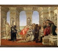 SERENDIPITP Quadri da Parete Quadri Stampe Dipinto su Tela Classico la Calunnia di Apelle di Sandro Botticelli per la Decorazione Della Parete 60x90cm
