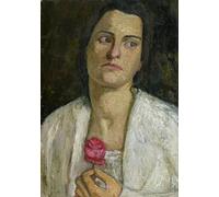 SERENDIPITP Quadri da Parete Quadri Stampe Dipinto su Tela Classico la Scultrice Clara Rilke westhoff di Paula Modersohn Becker per la Decorazione Della Parete 60x90cm