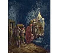 SERENDIPITP Quadri da Parete Quadri Stampe Dipinto su Tela Classico la sepoltura della moglie di Abramo di Gustave Dore per la Decorazione Della Parete 60x90cm
