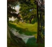 SERENDIPITP Quadri da Parete Quadri Stampe Dipinto su Tela Classico la villa estiva dll'artistas a Haikko Dal mare di Albert Edelfelt per la Decorazione Della Parete 60x90cm