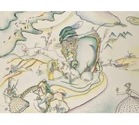 SERENDIPITP Quadri da Parete Quadri Stampe Dipinto su Tela Classico Le sciocchezze le sciocchezze di Wassily Kandinsky per la Decorazione Della Parete 60x90cm