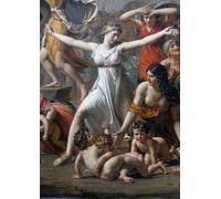 SERENDIPITP Quadri da Parete Quadri Stampe Dipinto su Tela Classico l'intervento delle Sabine di Jacques Louis David per la Decorazione Della Parete 60x90cm