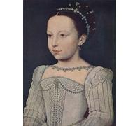 SERENDIPITP Quadri da Parete Quadri Stampe Dipinto su Tela Classico Marguerite De Valois di François Clouet per la Decorazione Della Parete 60x90cm
