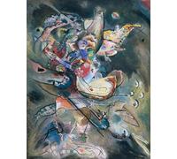 SERENDIPITP Quadri da Parete Quadri Stampe Dipinto su Tela Classico Nuvoloso di Vasilij Kandinskij per la Decorazione Della Parete 60x90cm