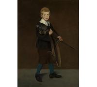 SERENDIPITP Quadri da Parete Quadri Stampe Dipinto su Tela Classico Ragazzo con la spada di Edouard Manet per la Decorazione Della Parete 60x90cm