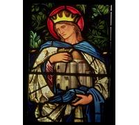 SERENDIPITP Quadri da Parete Quadri Stampe Dipinto su Tela Classico Re che tiene il tempio di Edward Burne Jones per la Decorazione Della Parete 60x90cm