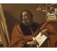 SERENDIPITP Quadri da Parete Quadri Stampe Dipinto su Tela Classico San Luca del Guercino per la Decorazione Della Parete 60x90cm