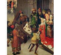 SERENDIPITP Quadri da Parete Quadri Stampe Dipinto su Tela Classico Sant'Elena e il miracolo della vera croce di Simon Marmion per la Decorazione Della Parete 60x90cm