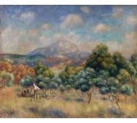 SERENDIPITP Quadri da Parete Quadri Stampe Dipinto su Tela Classico Vittoria della Sacra Montagna di Peter August Renoir per la Decorazione Della Parete 60x90cm