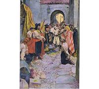 SERENDIPITP Quadri Stampe Stampe da Parete Per Quadri Quadro su Tela Estorcere Tributi Cittadini Di Howard Pyle per Decorazioni per la Casa 60x90cm