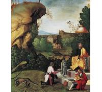SERENDIPITP Quadri Stampe Stampe da Parete Per Quadri Quadro su Tela Exiled Late Th Cen by Giorgione Da Castelfranco per Decorazioni per la Casa 60x90cm