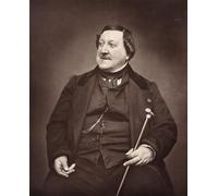 SERENDIPITP Quadri Stampe Stampe da Parete Per Quadri Quadro su Tela Gioachino Antonio Rossini Compositore italiano di Etienne Carjat per Decorazioni per la Casa 60x90cm