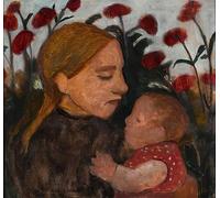 SERENDIPITP Quadri Stampe Stampe da Parete Per Quadri Quadro su Tela Giovane donna con bambino di Paula Modersohn Becker per Decorazioni per la Casa 60x90cm