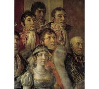 SERENDIPITP Quadri Stampe Stampe da Parete Per Quadri Quadro su Tela il rito di Napoleone Particolare raffigurante Marie Julie Clary di Jacques Louis David per Decorazioni per la Casa 60x90cm