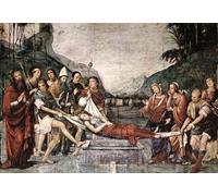SERENDIPITP Quadri Stampe Stampe da Parete Per Quadri Quadro su Tela il Seppellimento di Santa Cecilia Francesco Francia per Decorazioni per la Casa 60x90cm