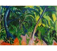 SERENDIPITP Quadri Stampe Stampe da Parete Per Quadri Quadro su Tela la Famiglia di Ernst Ludwig Kirchner per Decorazioni per la Casa 60x90cm