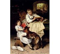 SERENDIPITP Quadri Stampe Stampe da Parete Per Quadri Quadro su Tela l'ospite inaspettato Theodore Gerard per Decorazioni per la Casa 60x90cm