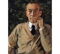 SERENDIPITP Quadri Stampe Stampe da Parete Per Quadri Quadro su Tela Ritratto del compositore Sergei Vasilyevich Rachmaninoff di Konstantin Somov per Decorazioni per la Casa 60x90cm