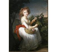 SERENDIPITP Quadri Stampe Stampe da Parete Per Quadri Quadro su Tela Ritratto di Maria Cristina di Napoli e Sicilia di Elisabeth Louise Vigee Lebrun per Decorazioni per la Casa 60x90cm