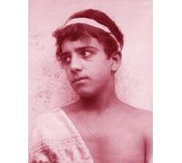 SERENDIPITP Quadri Stampe Stampe da Parete Per Quadri Quadro su Tela Ritratto di un ragazzo siciliano del barone Wilhelm Von Gloeden per Decorazioni per la Casa 60x90cm