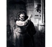 SERENDIPITP Quadri Stampe Stampe da Parete Per Quadri Quadro su Tela Sansone minaccia il suocero di Rembrandt per Decorazioni per la Casa 60x90cm