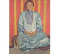 SERENDIPITP Quadri Stampe Stampe da Parete Per Quadri Quadro su Tela Studio di una donna mulatta di Emile Bernard per Decorazioni per la Casa 60x90cm