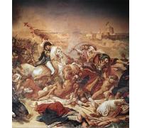 SERENDIPITP Quadri su Tela Stampa su Tela da Parete Battaglia di Abukir Il generale Murat combatte contro l'esercito ottomano di Antoine Jean Gros per L'arredamento Della Camera da Letto 60x90cm