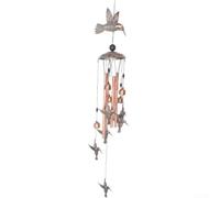Serene Bird Wind Chime con sistema di campana integrato, progettato per appendere liberamente in zone esterne dove il vento leggero scorre regolarmente