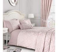 Serene, Blush Pink, Duvet Cover Set: Double