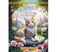 Serene Cats: A Relaxing Coloring