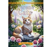Serene Cats: A Relaxing Coloring