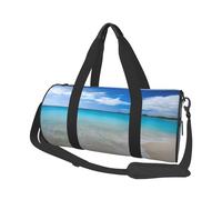 Serene Coastal Borse da viaggio e borse sportive di grande capacità con manici ad anello nella parte superiore delle borse per il fine settimana e borse rotonde possono essere utilizzate sia da uomini