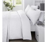 Serene - Gianna - Set copripiumino Pinsonic - Letto Super King Size in Bianco